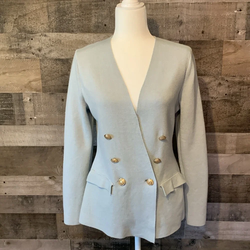 Express Double Breasted Sweater Blazer Size S - Picture 16 of 16